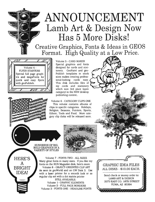 Susan Lamb geoWorld ad